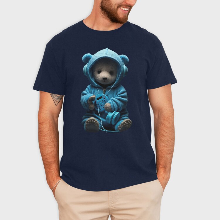Cute Teddy Bear, Унисекс Мъжка Тениска