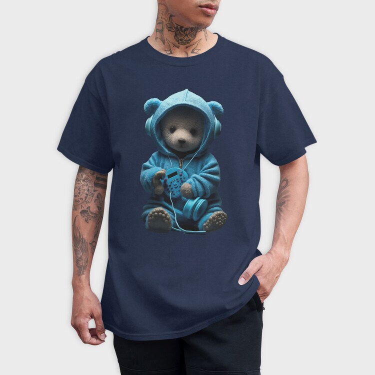 Cute Teddy Bear, Унисекс Мъжка Тениска