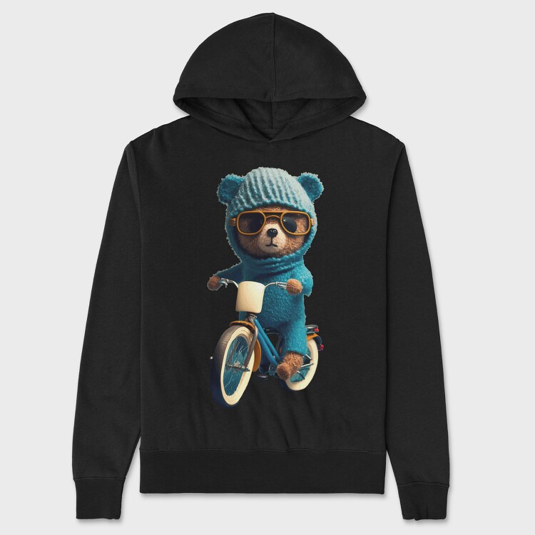 Teddy Bear Bicycle, Унисекс Мъжко Суичър