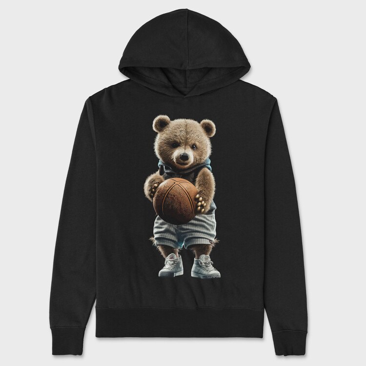 Basket Teddy, Unisex Men's Hoodie