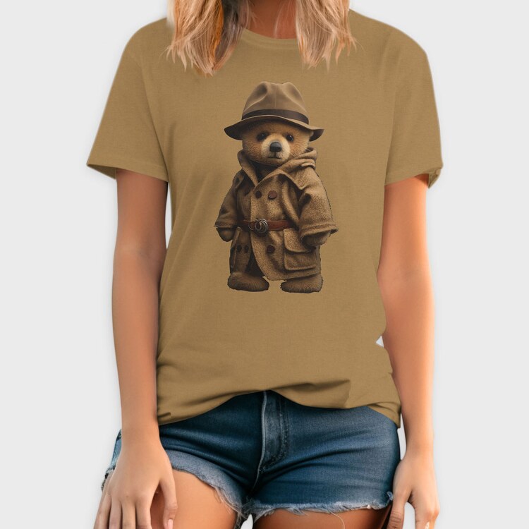 Detective Teddy, Unisex Men's T-Shirt