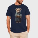 Teddy Morning Coffee, Unisex Men's T-Shirt