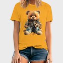 Floral Teddy, Unisex Men's T-Shirt