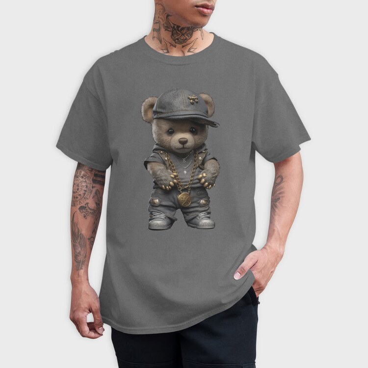 Teddy Rapper, Унисекс Мъжка Тениска