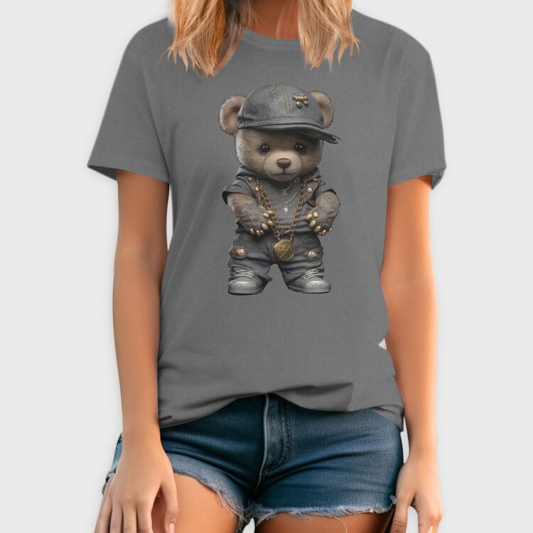 Teddy Rapper, Унисекс Мъжка Тениска