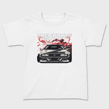 Futuristic Car Smoke, Kids' T-Shirt