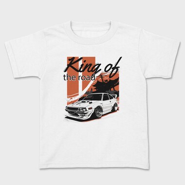 King Car Jdm Japan Smoke, Kids' T-Shirt