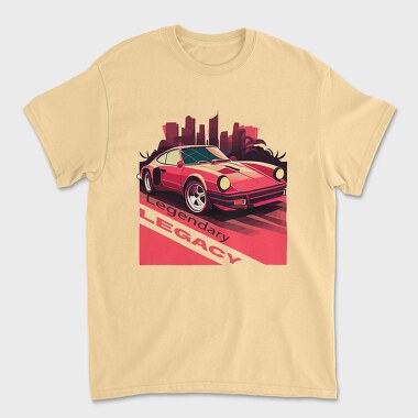 Legendary Legacy Classic Sports Car Vaporwave, Unisex Men's T-Shirt