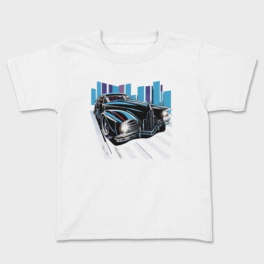 Luxury Classic Car Black Color, Kids' T-Shirt