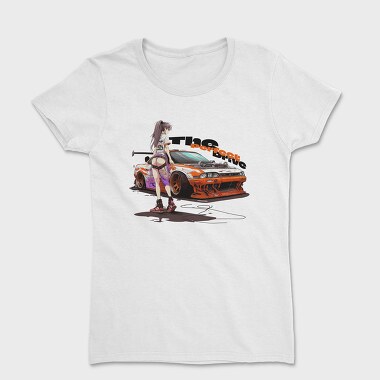 Personalized Car Girl Manga, Women's T-Shirt
