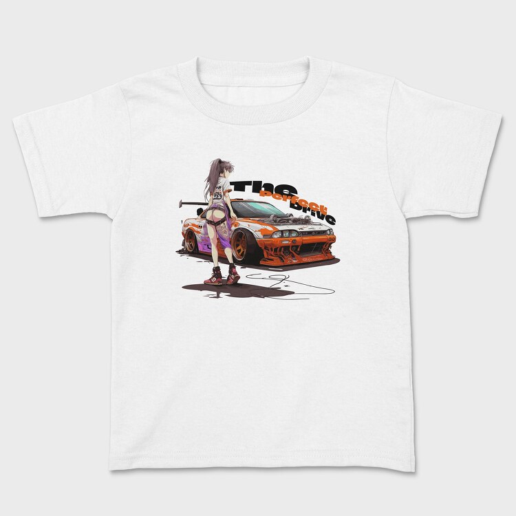 Personalized Car Girl Manga, Детска Тениска