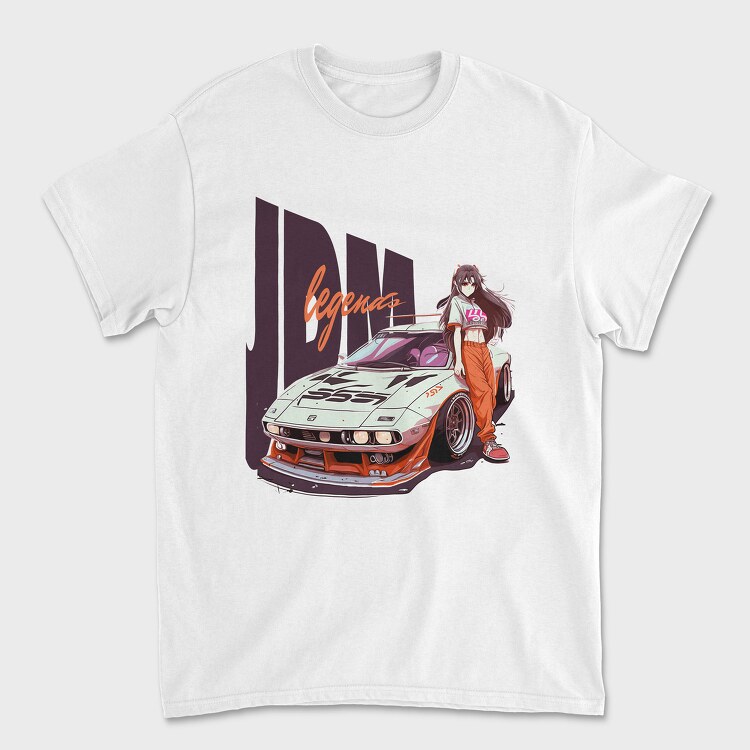 Personalized Car Girl Sleeve, Унисекс Мъжка Тениска