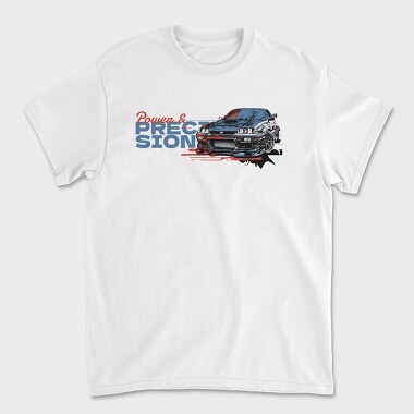 Power and Precision Personalized Car, Unisex Men's T-Shirt