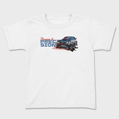 Power and Precision Personalized Car, Kids' T-Shirt