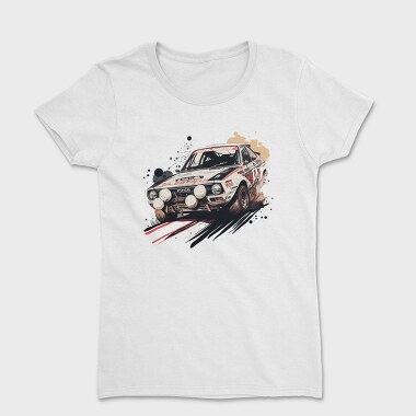 Rally Car Dust Hand Drawn, Women's T-Shirt