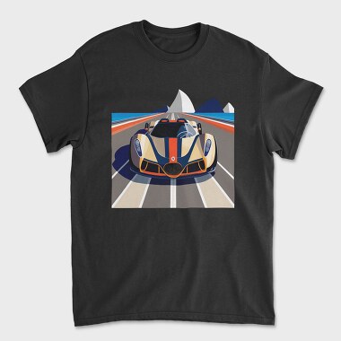 Retro Vintage Supercar, Unisex Men's T-Shirt