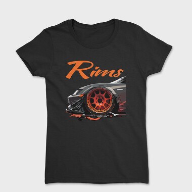 Stom Rims on Supercar Rims Make the Car, Women's T-Shirt