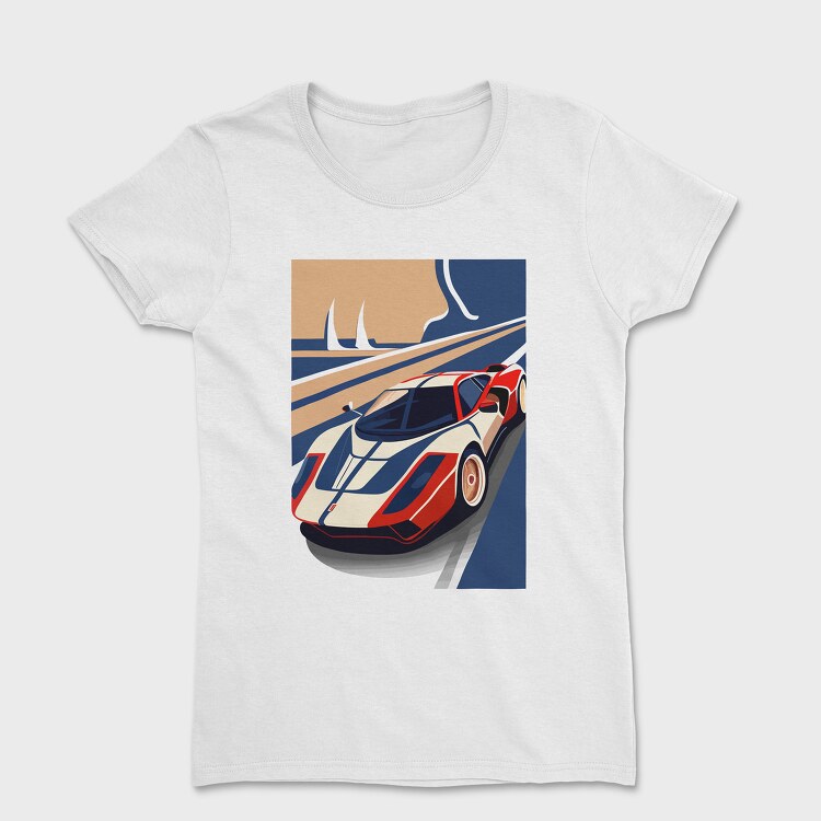 Vintage Retro Supercar, Women's T-Shirt
