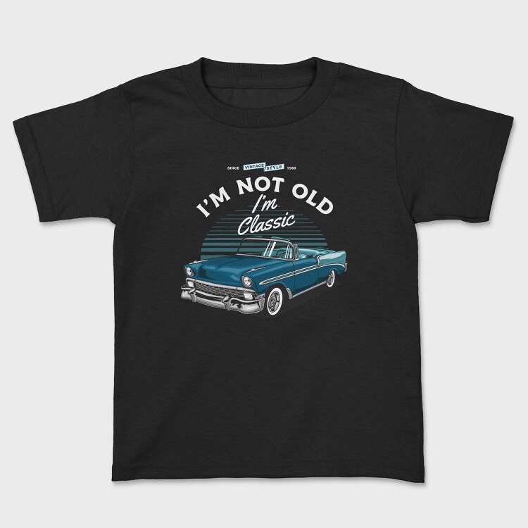 1956 chevy bel air convertible 2, Kids' T-Shirt