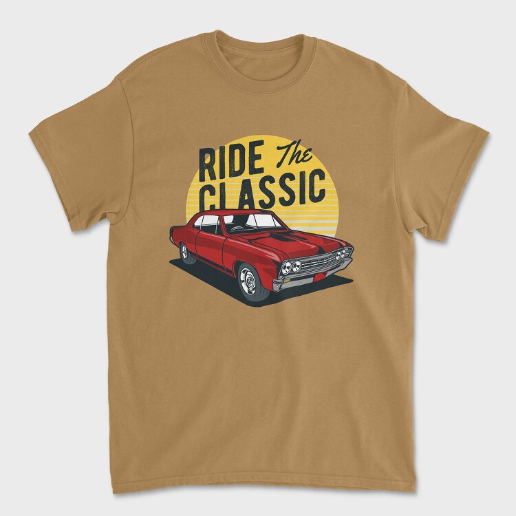 Унисекс Мъжка Тениска, 1967 CHEVROLET CHEVELLE SS