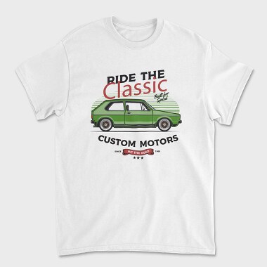 Unisex Men's T-Shirt, 1974 Volkswagen Golf GTI