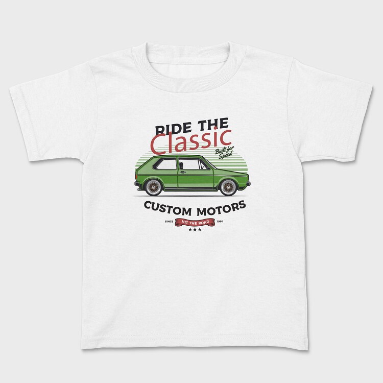1974 Volkswagen Golf GTI, Kids' T-Shirt