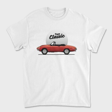 Unisex Men's T-Shirt, Alfa Romeo Duetto 1966