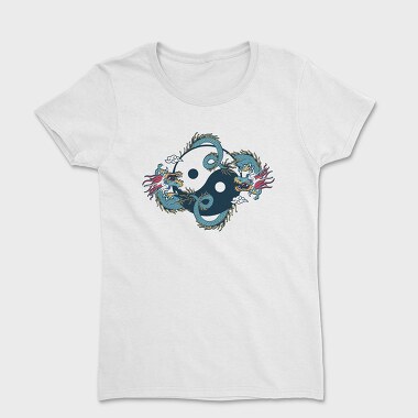 Dragon Ying Yang, Women's T-Shirt