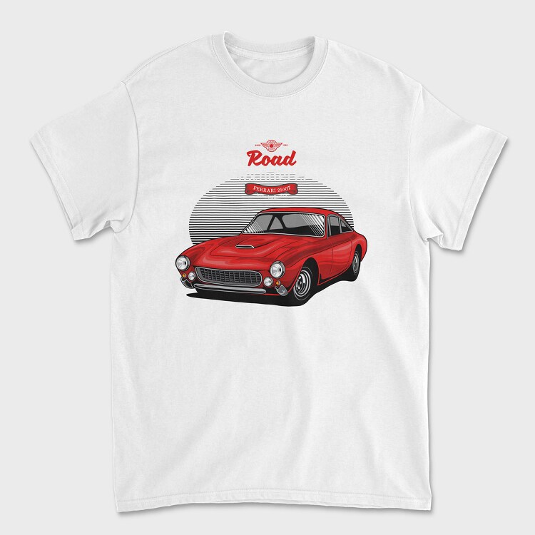 Ferrari 250 GT Lusso Berlinetta, Унисекс Мъжка Тениска