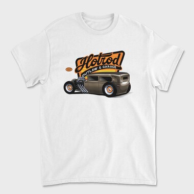 Унисекс Мъжка Тениска, Hotrod 7