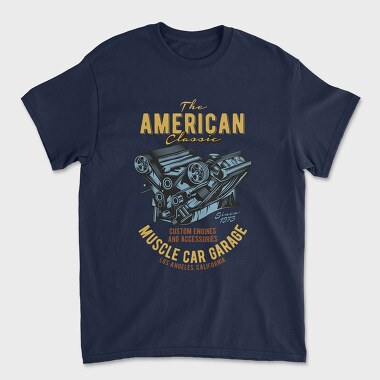 American Classic Custom Engine, Unisex Men's T-Shirt
