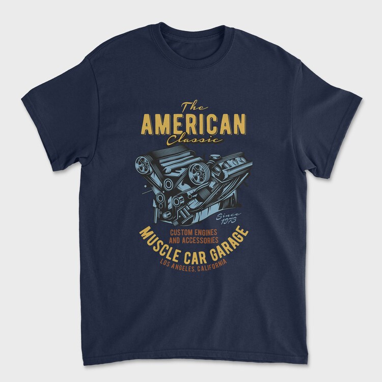 American Classic Custom Engine, Unisex Men's T-Shirt