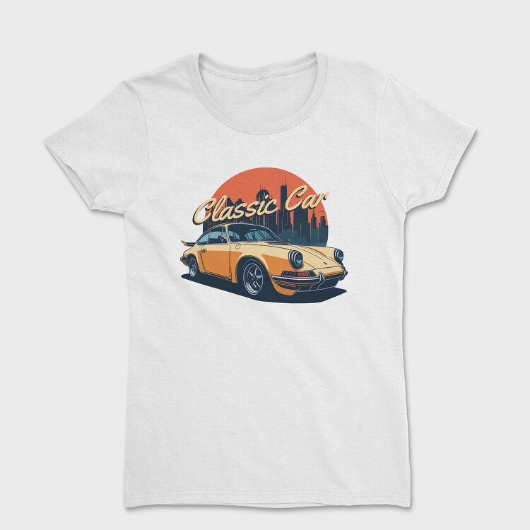 Classic Car Porsche, Дамска Тениска