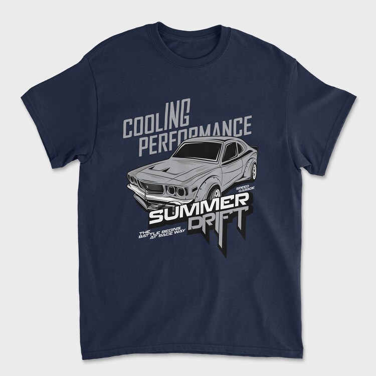 Cooling Performance Summer Drift, Унисекс Мъжка Тениска