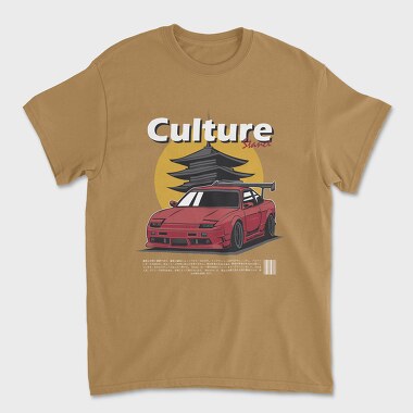 Унисекс Мъжка Тениска, Culture Japan Car