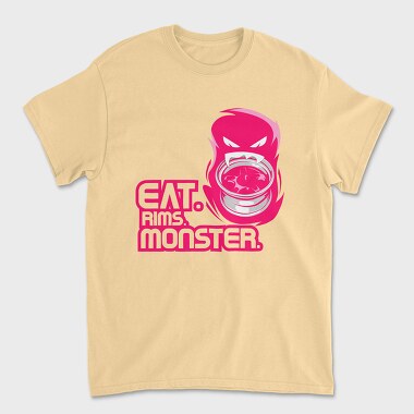 Eat Rims Monster, Unisex Men's T-Shirt