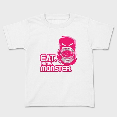 Eat Rims Monster, Kids' T-Shirt