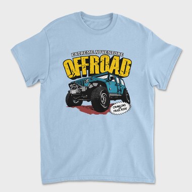 Extreme Adventure Offroad Jeep, Unisex Men's T-Shirt