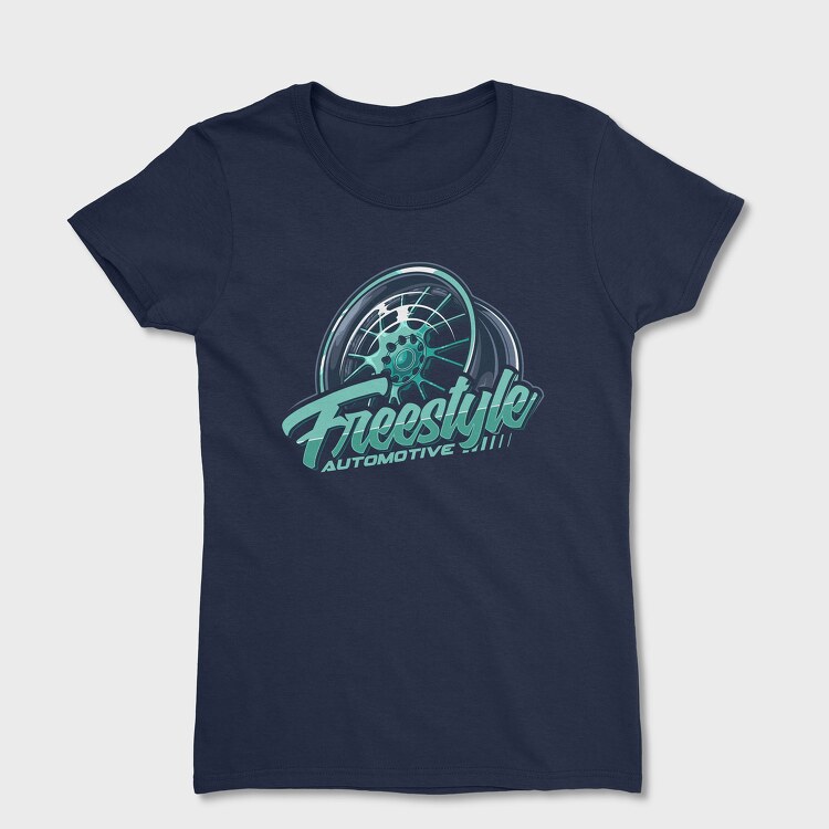 Freestyle Automotive Rim, Women's T-Shirt