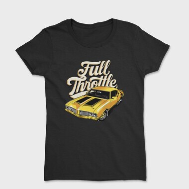 Full Throttle Old Card, Women's T-Shirt