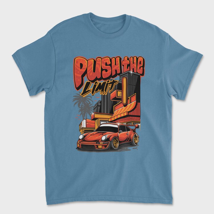 Push the Limit Porsche, Unisex Men's T-Shirt
