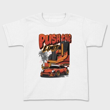 Push the Limit Porsche, Kids' T-Shirt