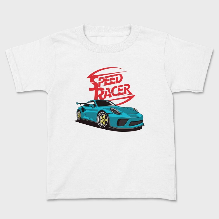 Speed Racer Porsche, Kids' T-Shirt