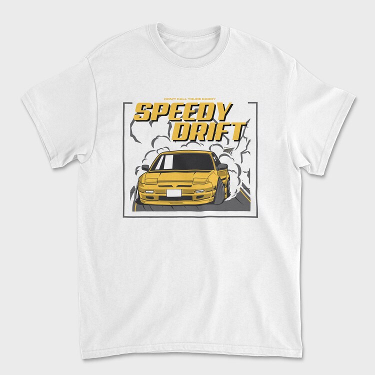 Speedy Drift, Унисекс Мъжка Тениска