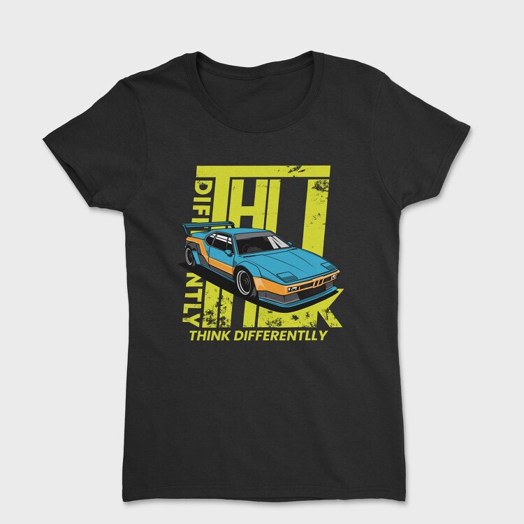 Think Differently Race Car, Дамска Тениска
