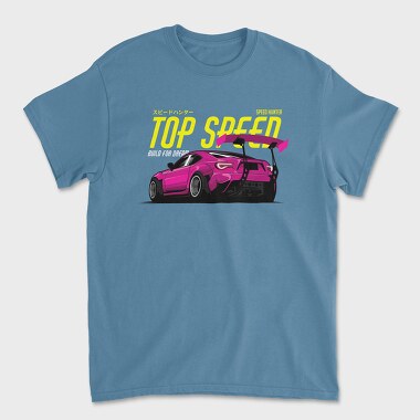 Top Speed Race Car, Unisex Men's T-Shirt