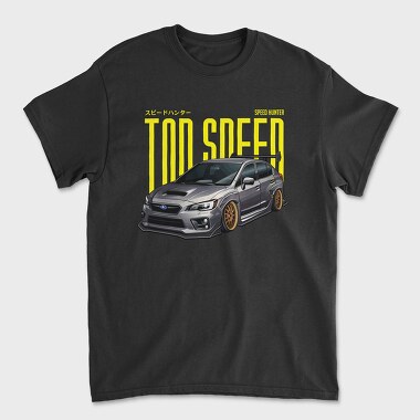 Top Speed Subaru, Unisex Men's T-Shirt