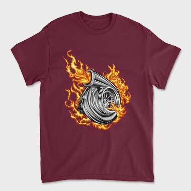 Turbo Flame, Unisex Men's T-Shirt
