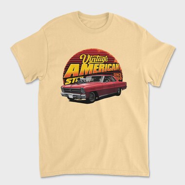 Vintage American Custom 1960, Unisex Men's T-Shirt