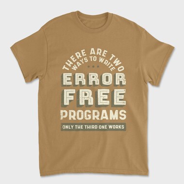 Programmer Error, Unisex Men's T-Shirt